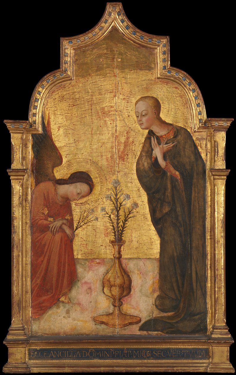 घोषणा, ca. 1435। द्वारा Sassetta