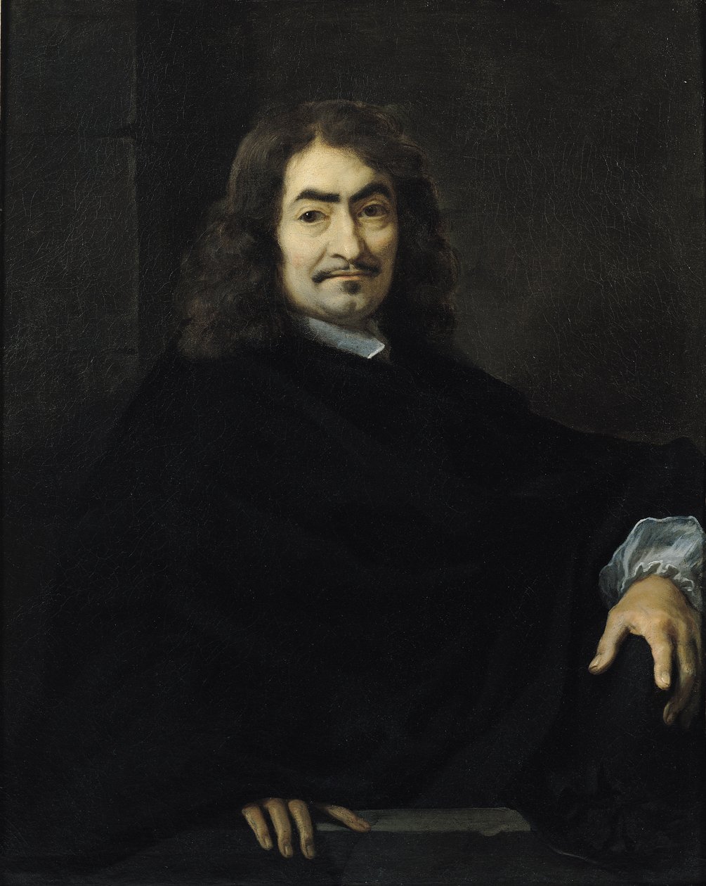 पोर्ट्रेट, रेने डेसकार्टेस (1596-1650) माना जाता है द्वारा सेबस्टियन बोरडॉन