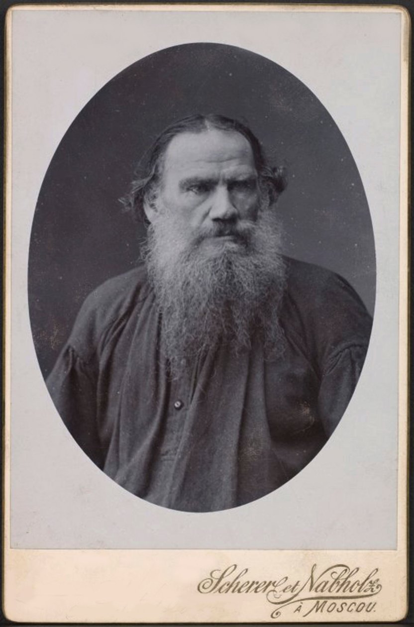 लियो टॉल्स्टॉय, रूसी लेखक, 1900 द्वारा Scherer Nabholz and Co