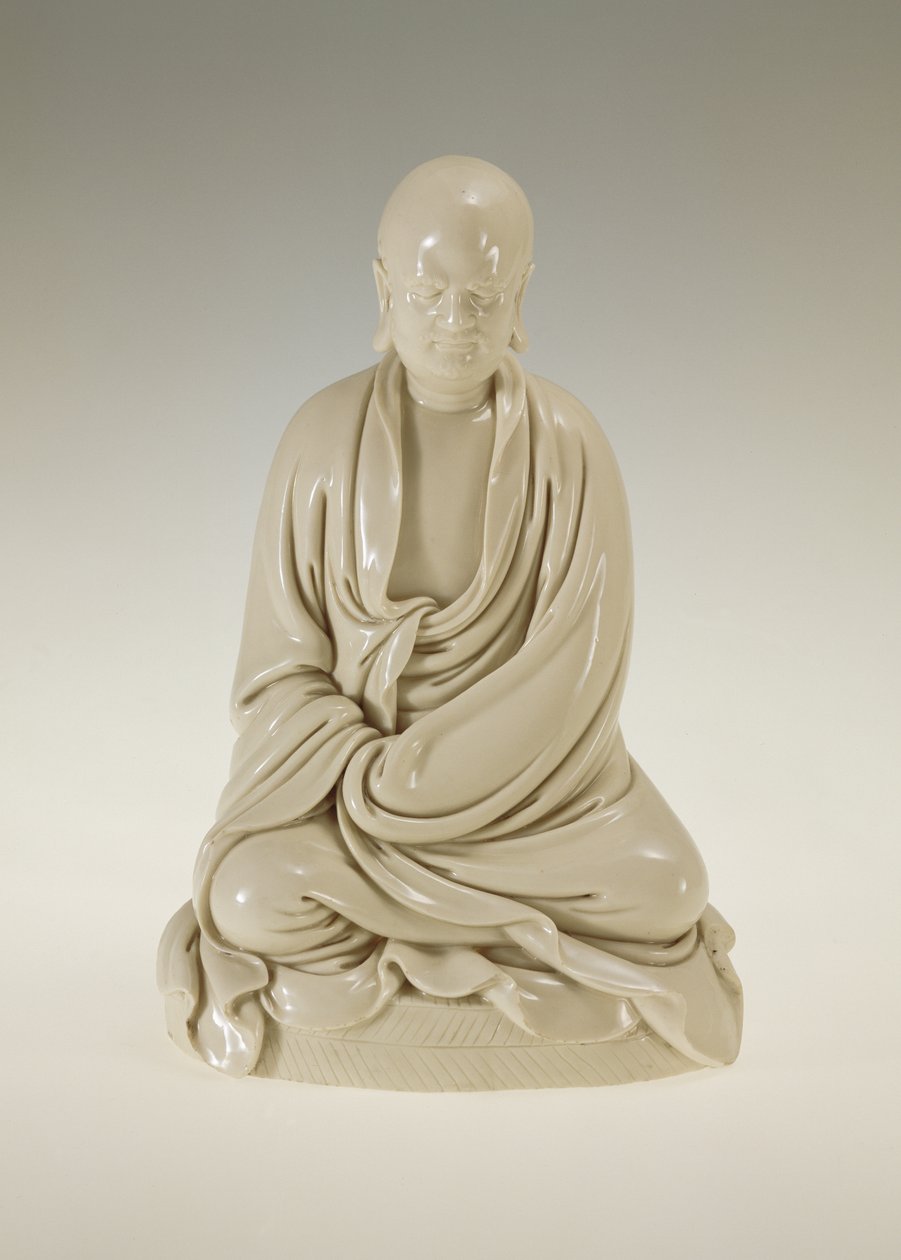 बोधिधर्म (दमो), मिंग राजवंश (1368-1644) (चीनी मिट्टी के बरतन) द्वारा स्कूल चीनी