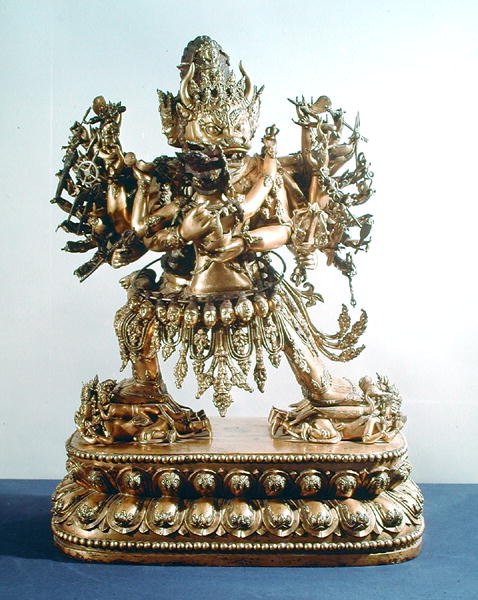 वज्रभैरव, यमंतक का पहलू, कानून के संरक्षक, किंग राजवंश द्वारा स्कूल चीनी