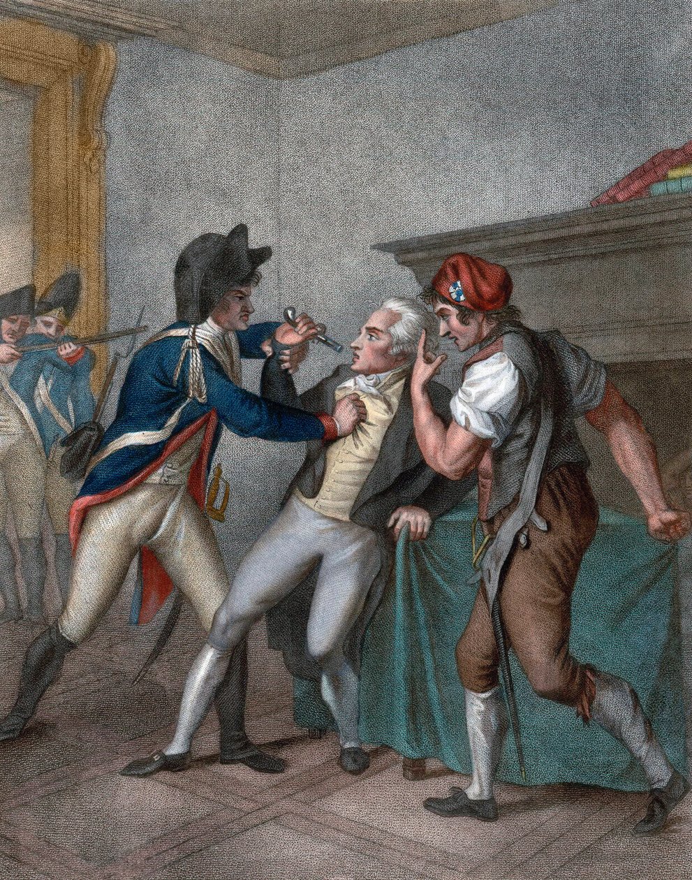 27/07/1794 को मैक्सिमिलियन रोबेस्पिएरे की गिरफ्तारी - रोबेस्पिएरे की आशंका - रोबेस्पियर की गिरफ्तारी द्वारा स्कूल फ्रेंच