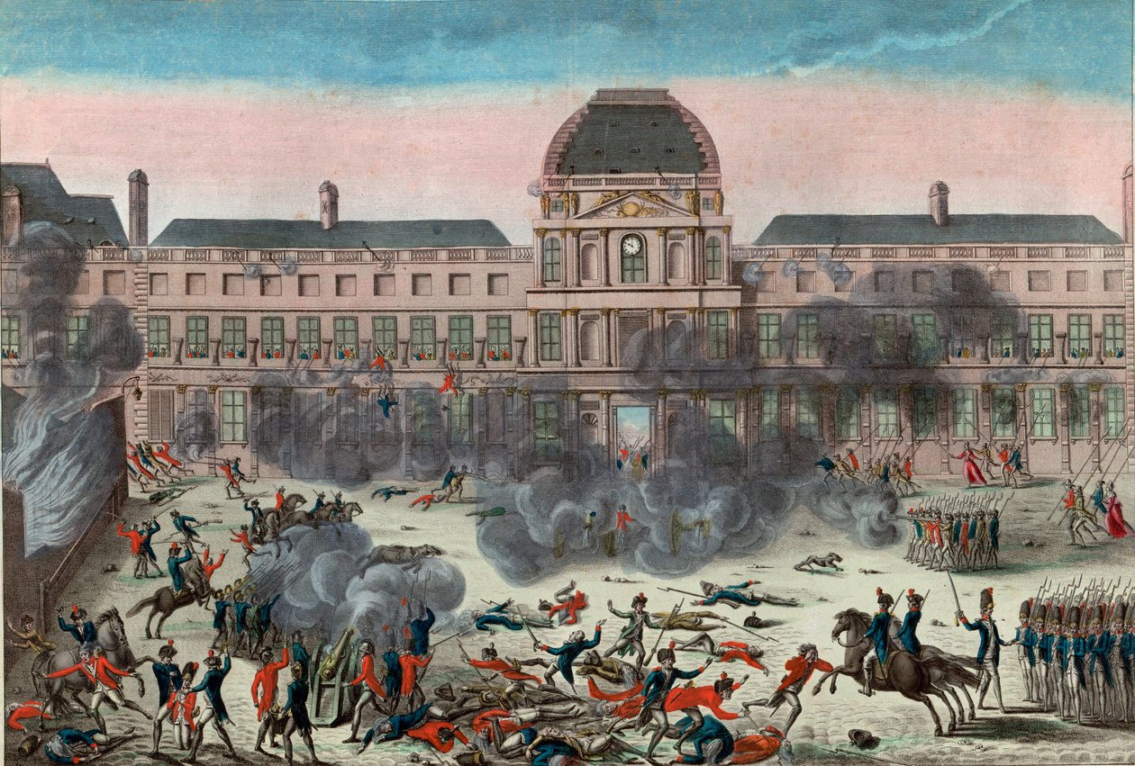 Tuileries पर हमला द्वारा स्कूल फ्रेंच