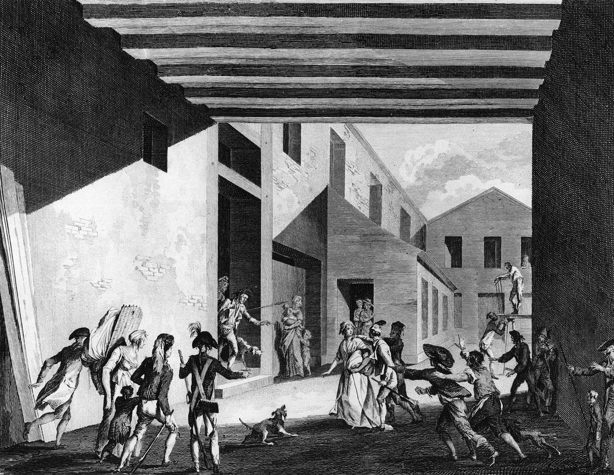 फ्रांसीसी क्रांति और क्रांतिकारी आंदोलन: सेसिल रेनॉड की गिरफ्तारी (या सेसिल एमी रेनॉल्ट) द्वारा स्कूल फ्रेंच