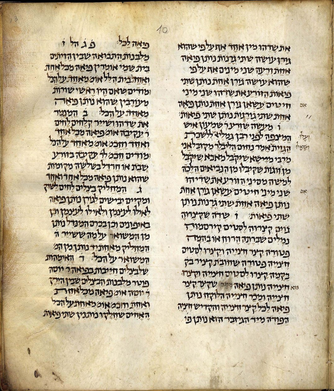 Mishnah द्वारा स्कूल इतालवी