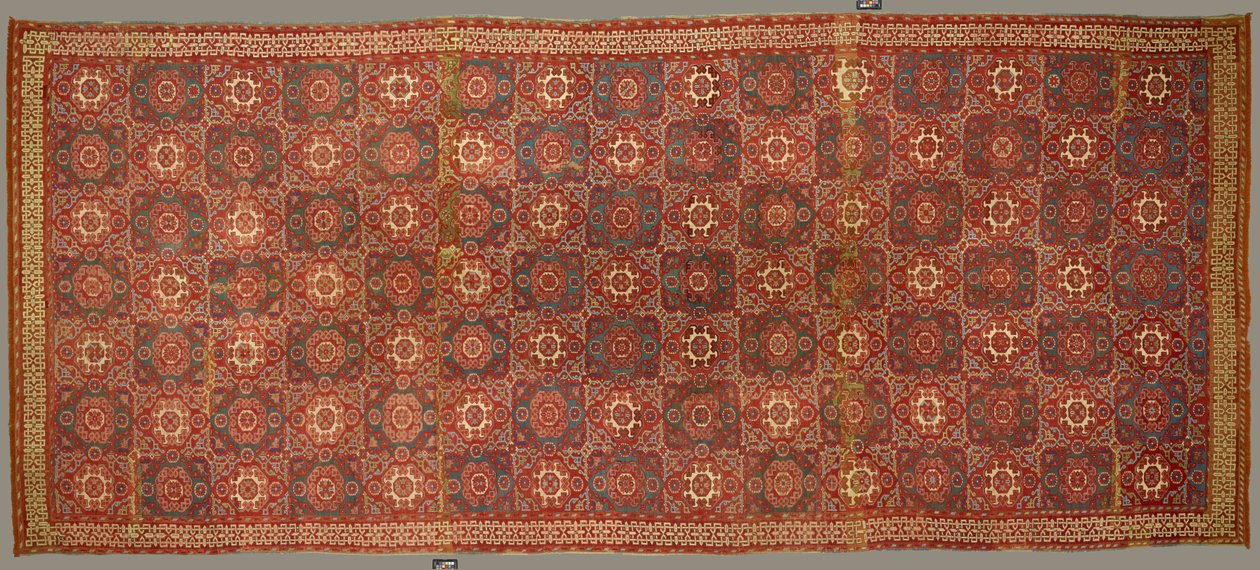 &39;होल्बिन&39; पैटर्न गलीचा, सी। 1506-1625 (ऊन) द्वारा स्कूल तुर्की