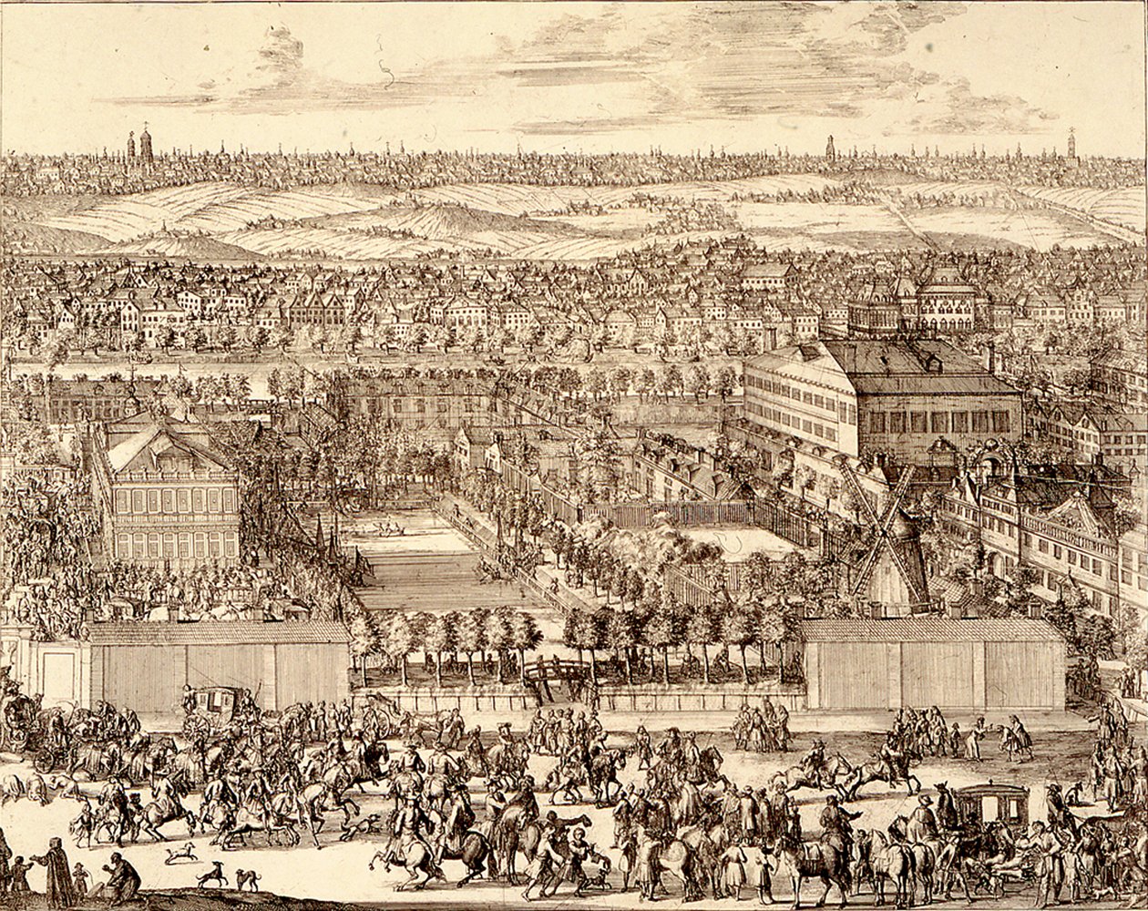 मास्को के दाहिने भाग में जर्मन क्वार्टर नेमेत्स्काया स्लोबोडा, 1705 द्वारा Schoonebeek