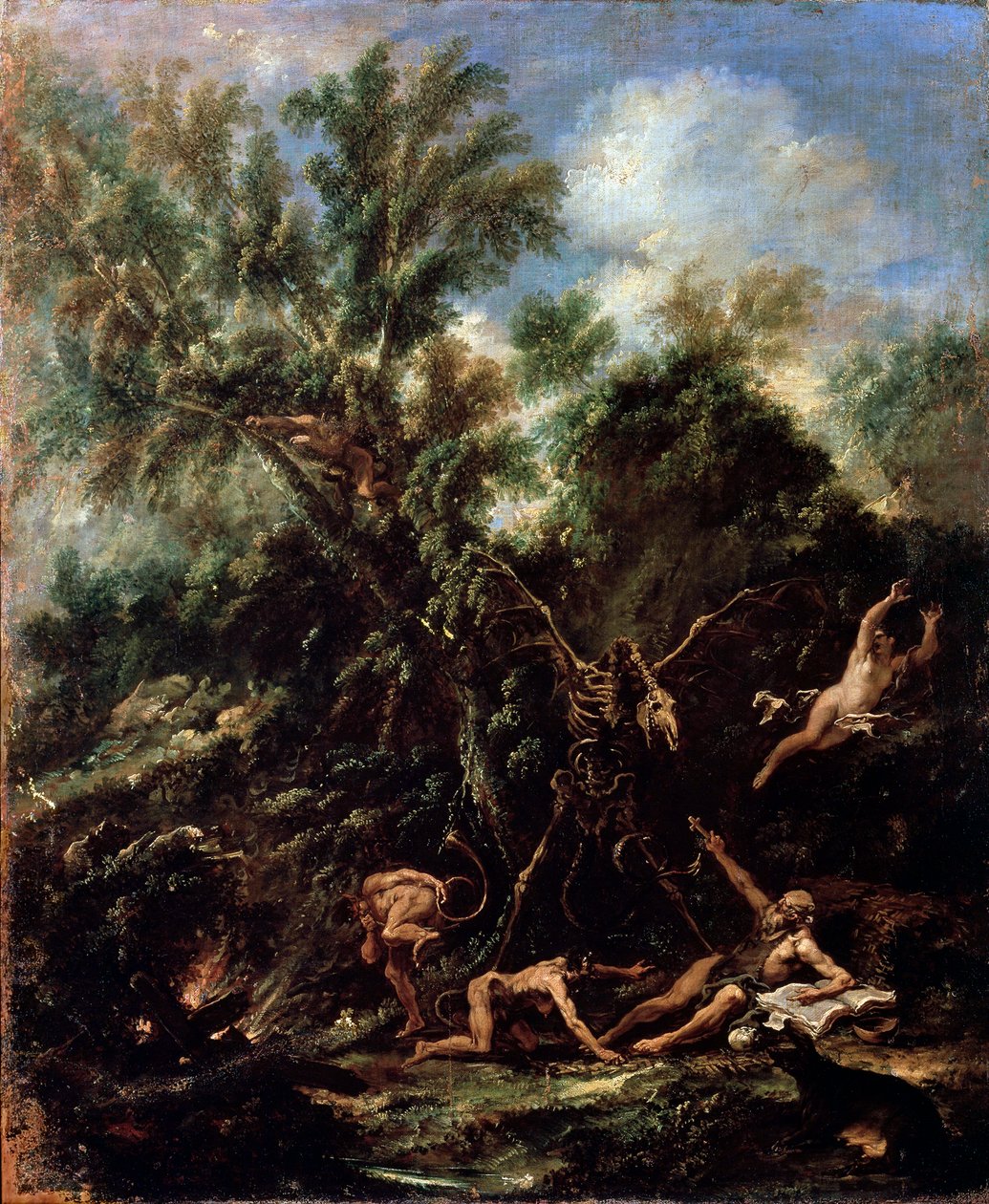 सेंट एंथोनी के प्रलोभन, c1706-c1707 द्वारा सेबेस्टियानो रिक्की