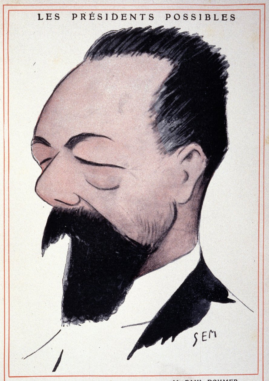 सेम (1863 - 1934) द्वारा पॉल डौमर (1857 - 1932), फ्रांसीसी राजनेता का पोर्ट्रेट। द्वारा Sem