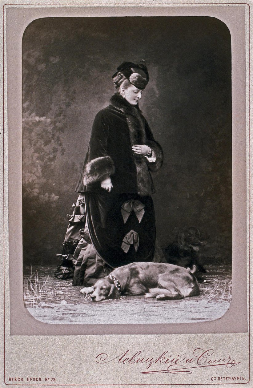 राजकुमारी एकातेरिना मिखाइलोवना डोलगोरुकोवा 1847-1922, 1870 द्वारा सर्गेई लावोविच लेविट्स्की