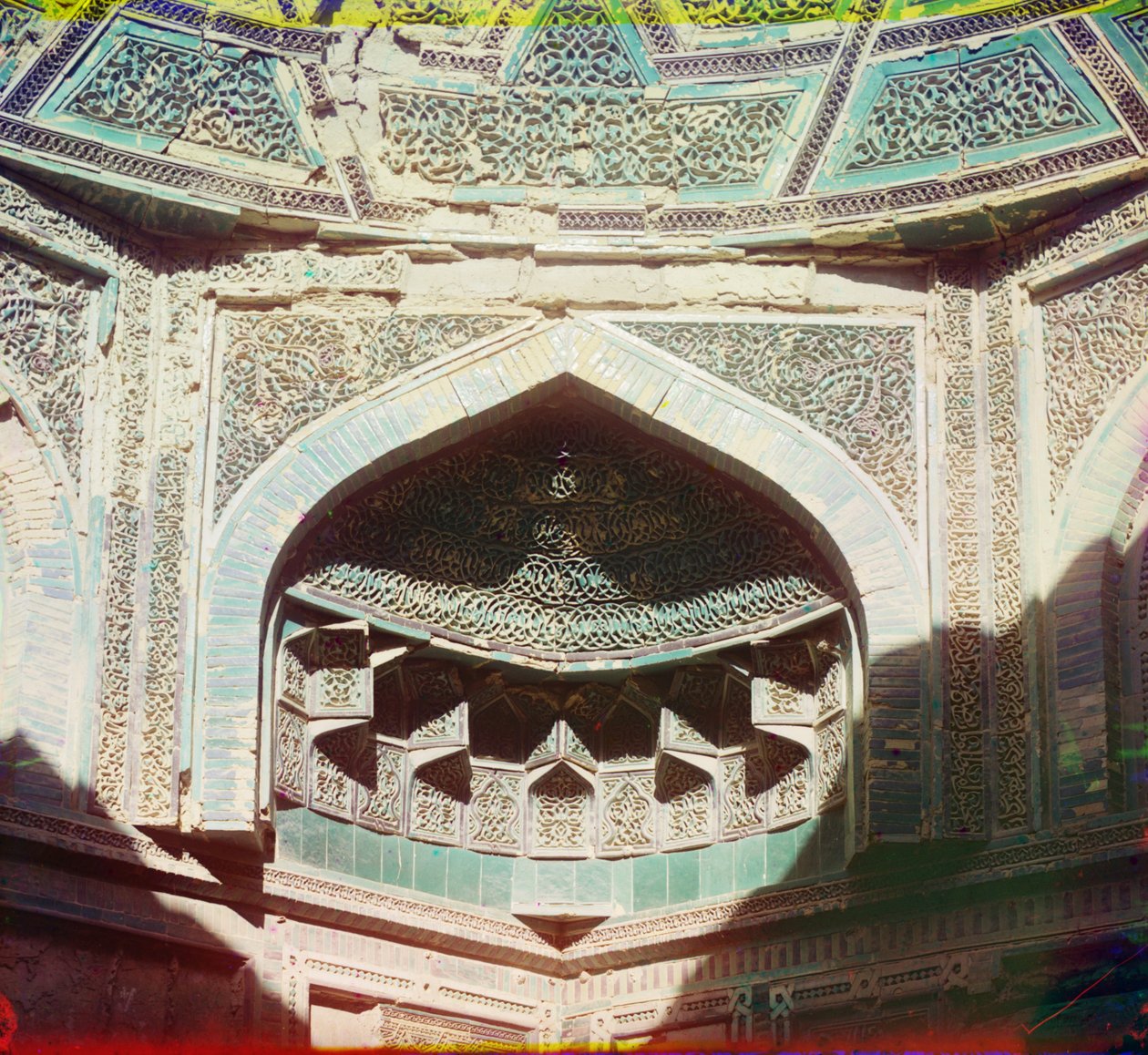 बायन-कुली खान मकबरे, बुखारा, 1905-1915 के अंदर विस्तार द्वारा सर्गेई प्रोकुडिन गोर्स्की