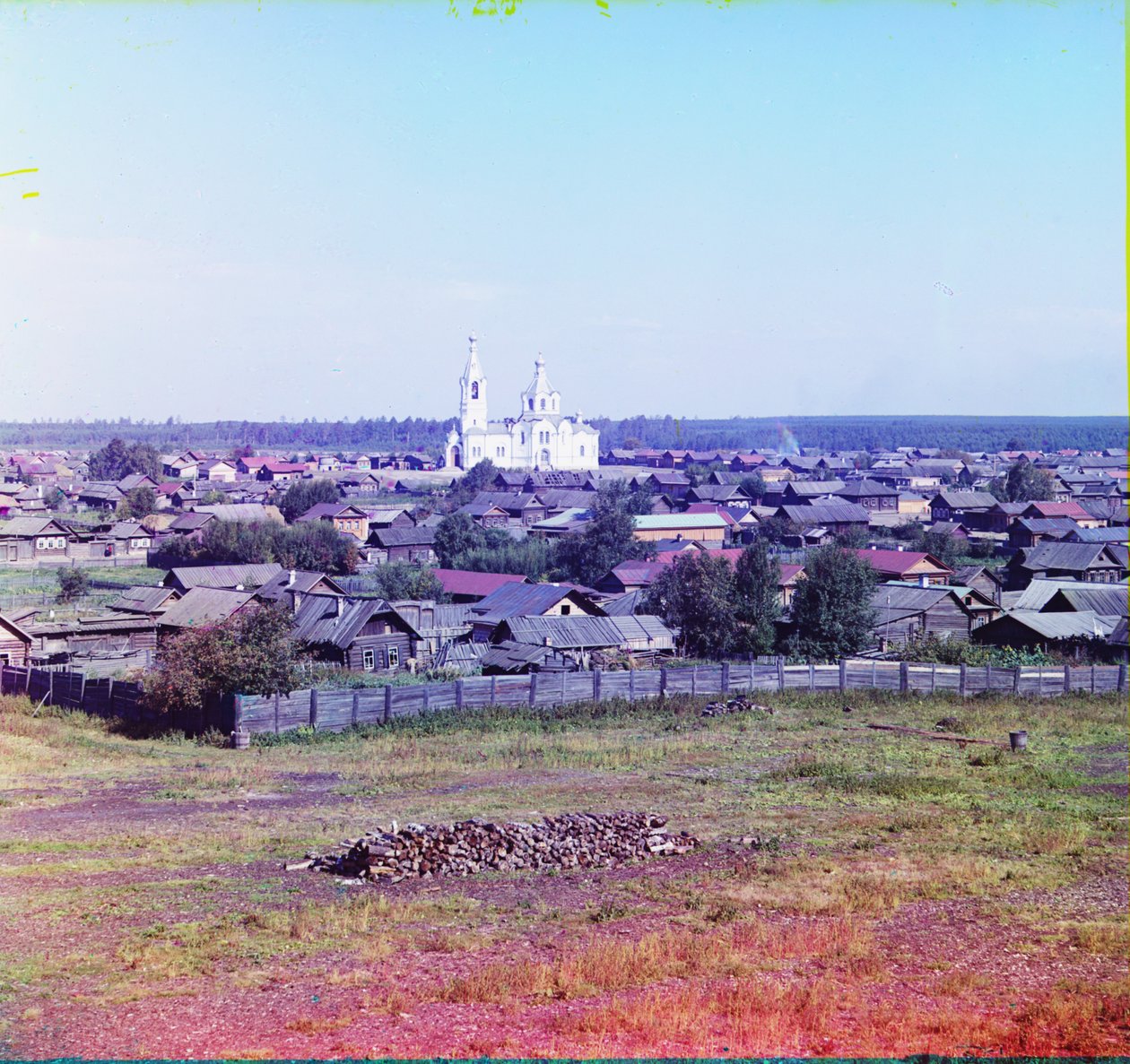 एकाटेरिनबर्ग जहां, 1918 में, ज़ार और उनके परिवार को गोली मार दी गई थी, 1905-1915 द्वारा सर्गेई प्रोकुडिन गोर्स्की