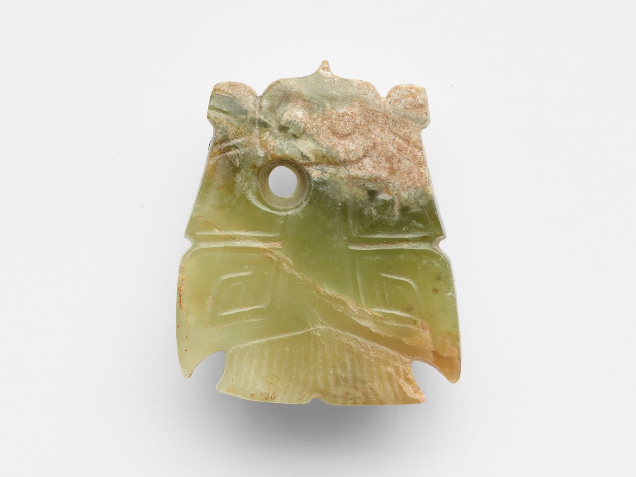 एक पक्षी के रूप में लटकन, reworked, c.1300-1050 ईसा पूर्व द्वारा शांग राजवंश चीनी स्कूल