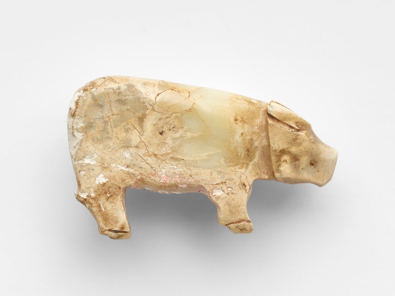 जल भैंस के रूप में लटकन, c.1100-1000 ई.पू. द्वारा शांग राजवंश चीनी स्कूल