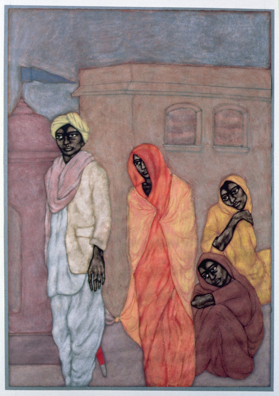 पहली शादी, 1986 (कागज पर wc) द्वारा शांति पांचाल