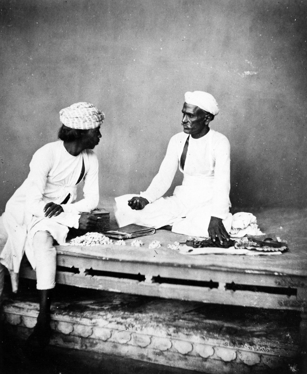 मनी चेंजर्स, c.1863 द्वारा शेफर्ड और रॉबर्टसन