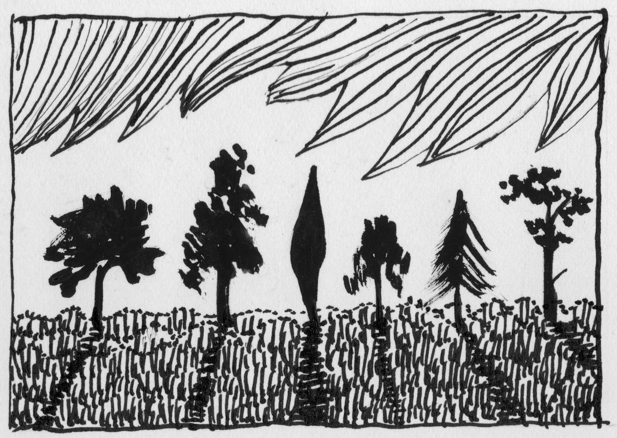 पेड़, 1951। द्वारा शर्ली मार्खम