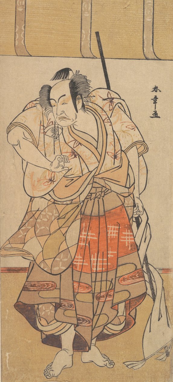 एंग्री मैन के रूप में पहला ओनो किकुगोरो, सीए। 1772. द्वारा शुनशो