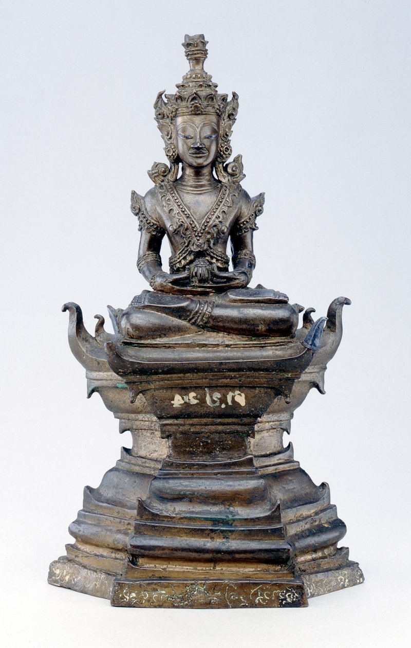 हीलर के रूप में बुद्ध, लैन ना संस्कृति (कांस्य) द्वारा सियामी स्कूल