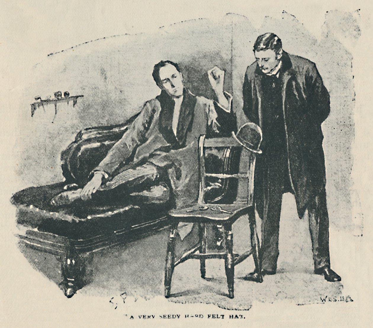 ए वेरी सेडी हार्ड फेल्ट हैट, 1892 द्वारा सिडनी पगेट