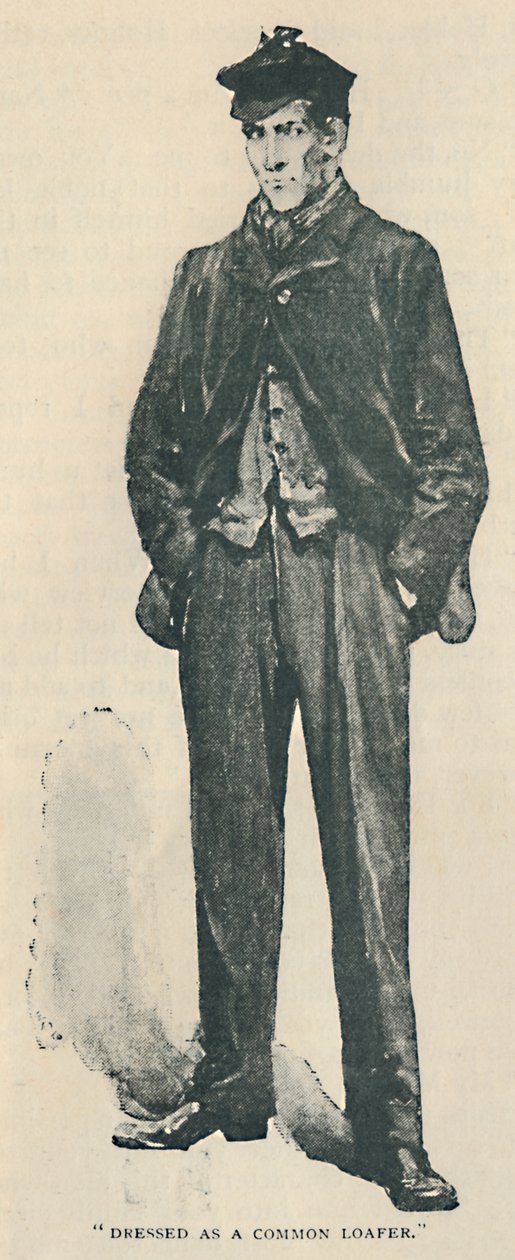 एक आम लोफर के रूप में कपड़े पहने, 1892 द्वारा सिडनी पगेट