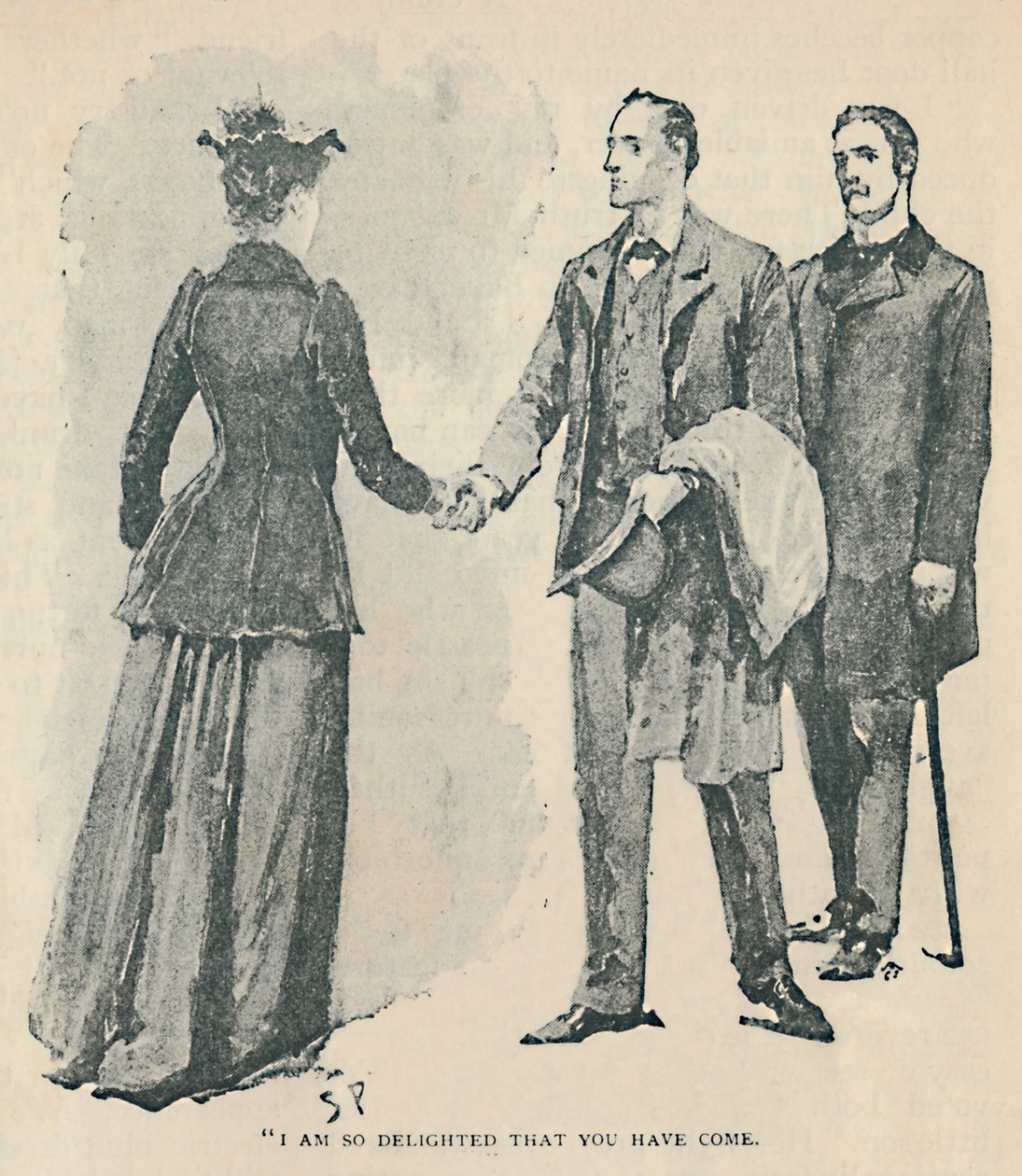 आई एम सो डिलाइटेड दैट यू हैव कम, 1892 द्वारा सिडनी पगेट