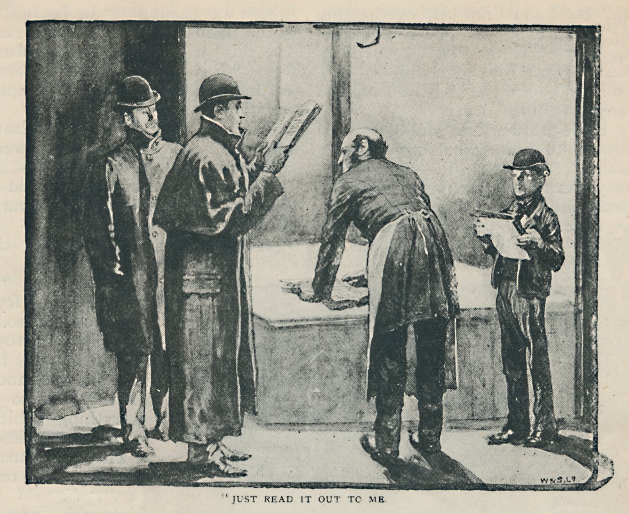 जस्ट रीड इट आउट टू मी, 1892 द्वारा सिडनी पगेट