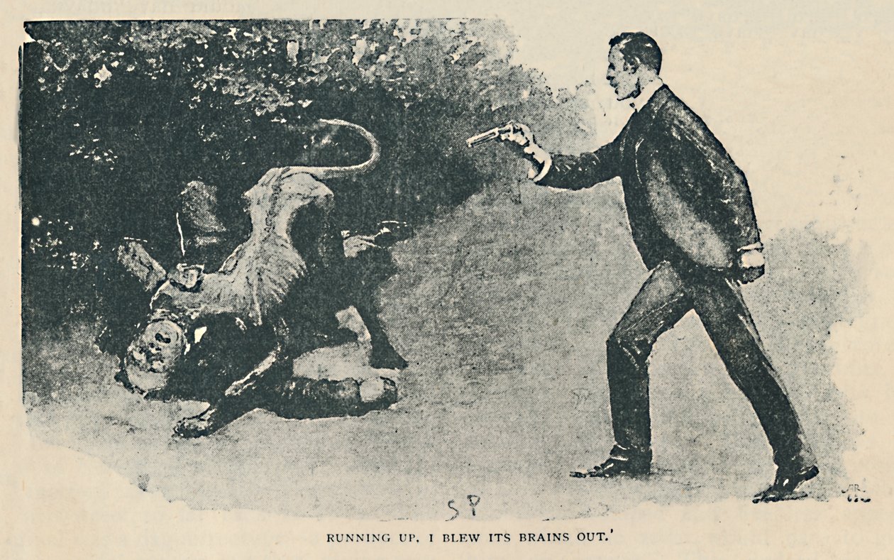 पकड़ रहे हैं। आई ब्लीव इट्स ब्रेन्स आउट, 1892 द्वारा सिडनी पगेट