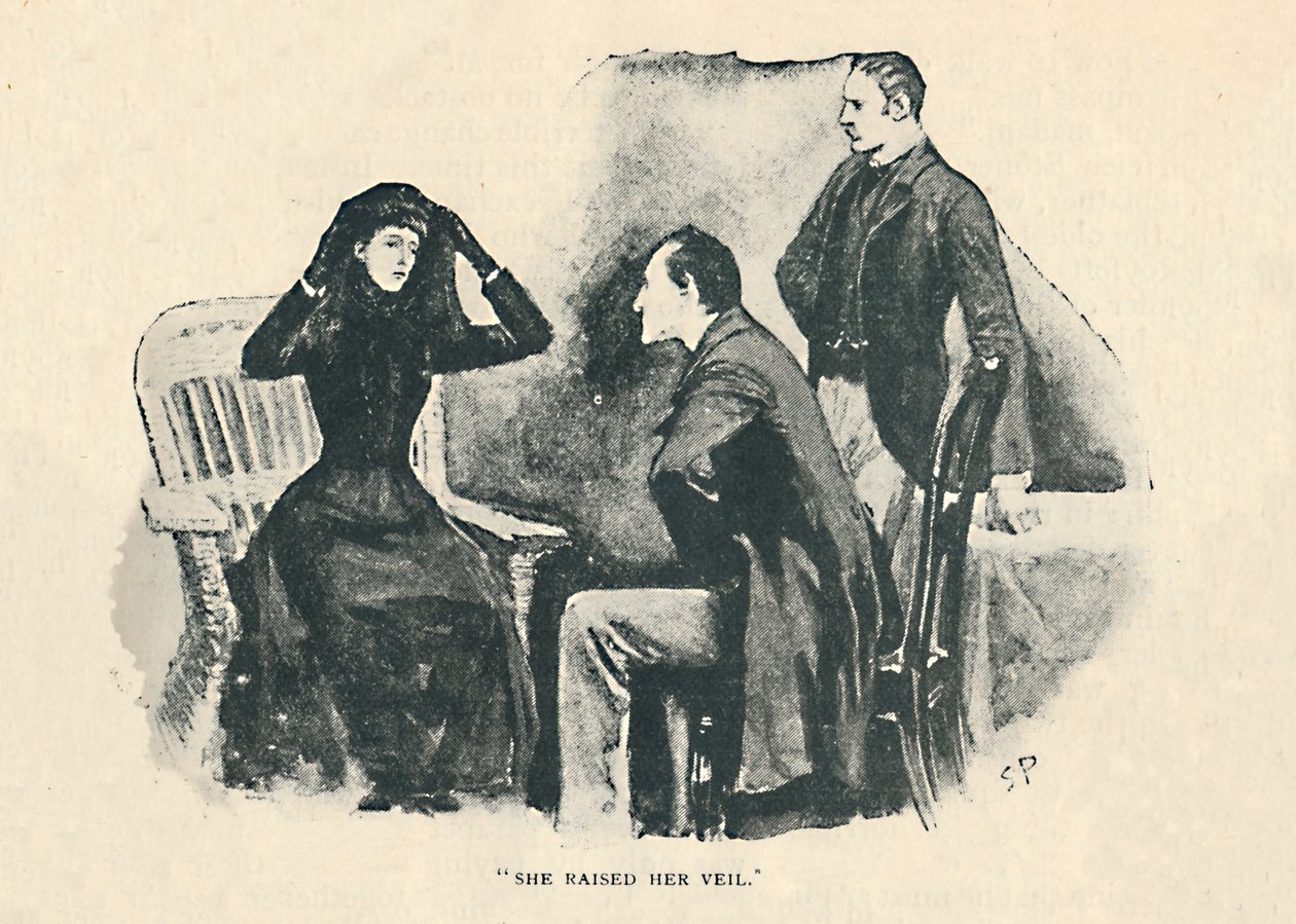 उसने अपनी घूंघट को उठाया, 1892 द्वारा सिडनी पगेट