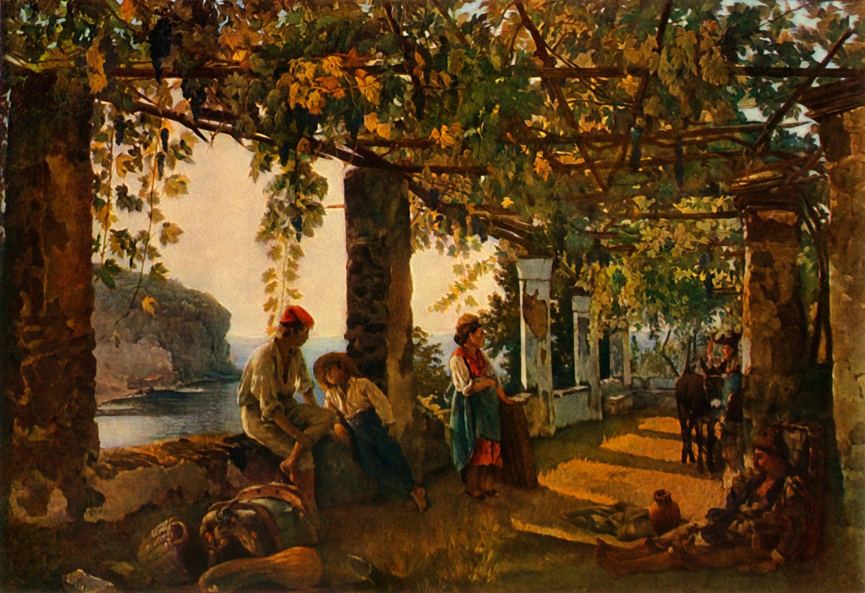 'ए टेरेस बाय द सी-शोर - ए वेरिएशन', 1828, 1965। द्वारा सिलवेस्टर शेड्रिन