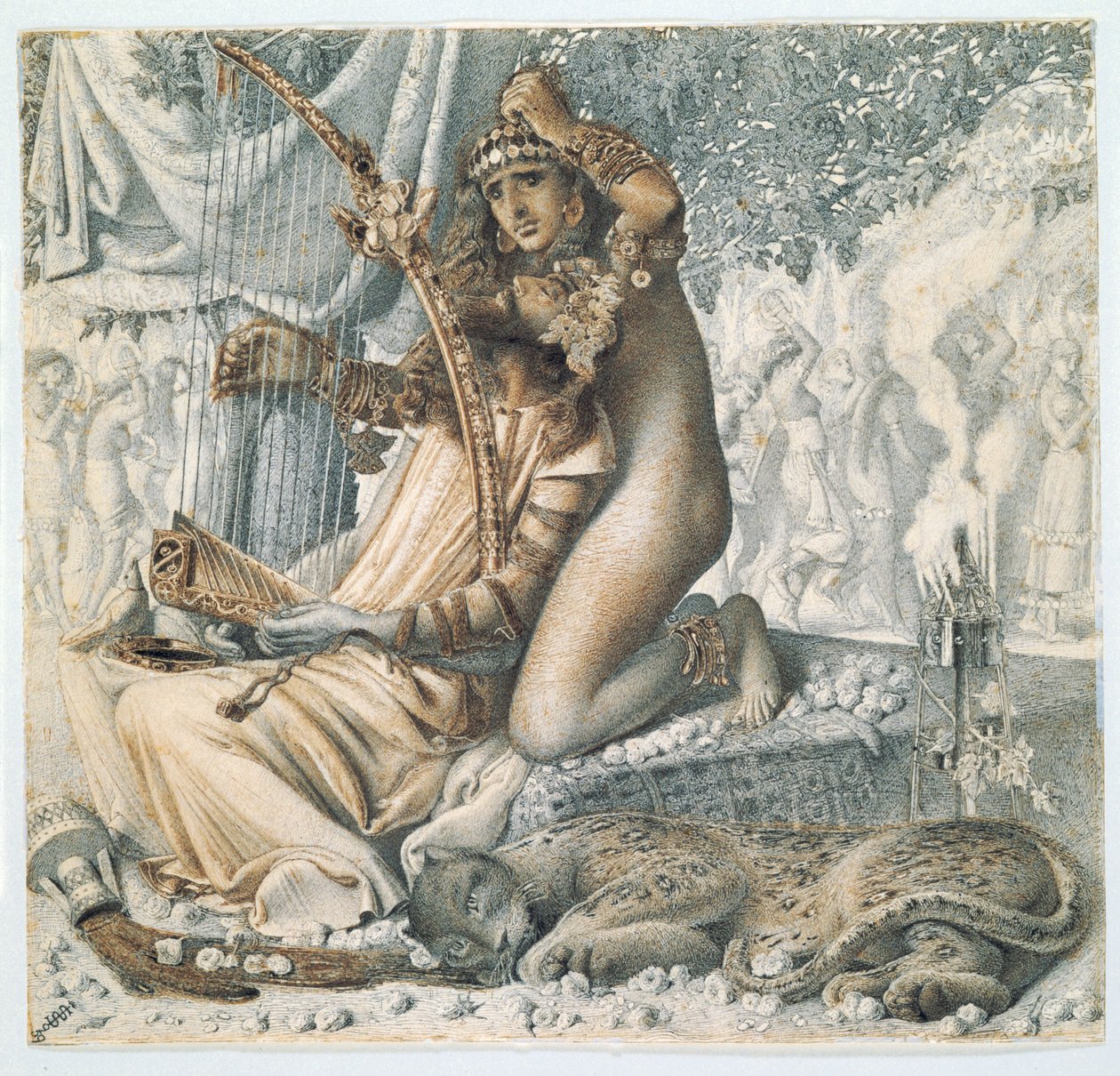 "बाबुल हत्थ एक सुनहरा कप रहा है", 1859 द्वारा शिमोन सोलोमन