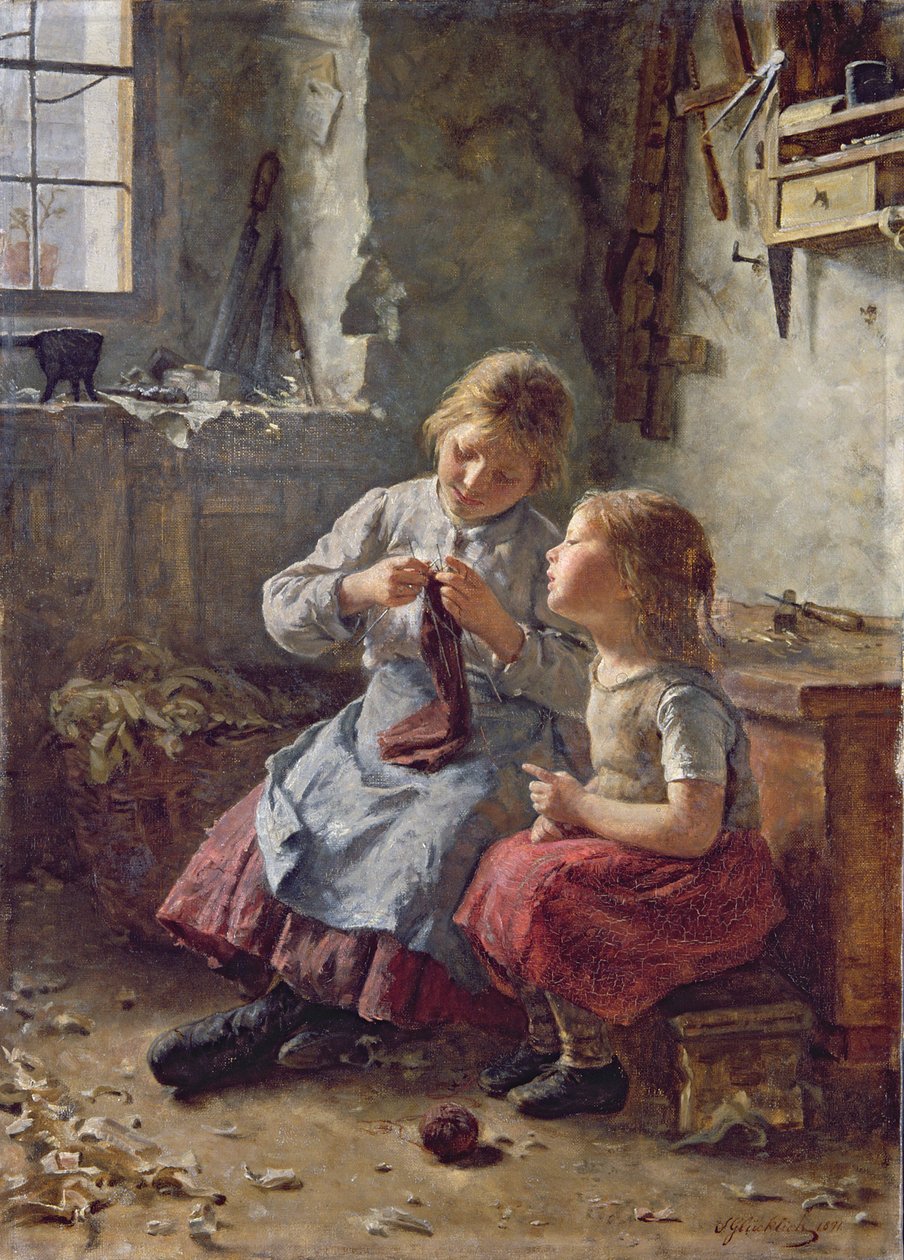बुनाई, 1891 द्वारा 