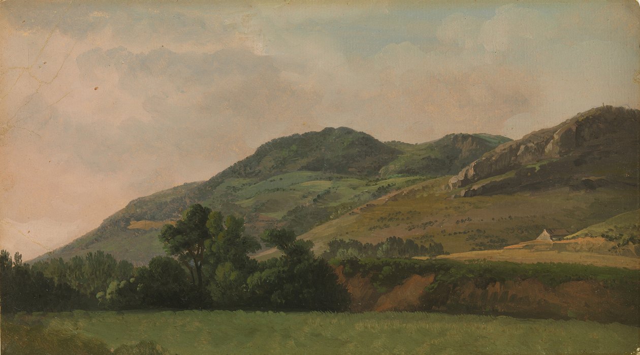 टिवोली में पर्वतीय परिदृश्य, ca. 1786-1797। द्वारा सिमोन एलेक्जेंडर क्लेमेंट डेनिस