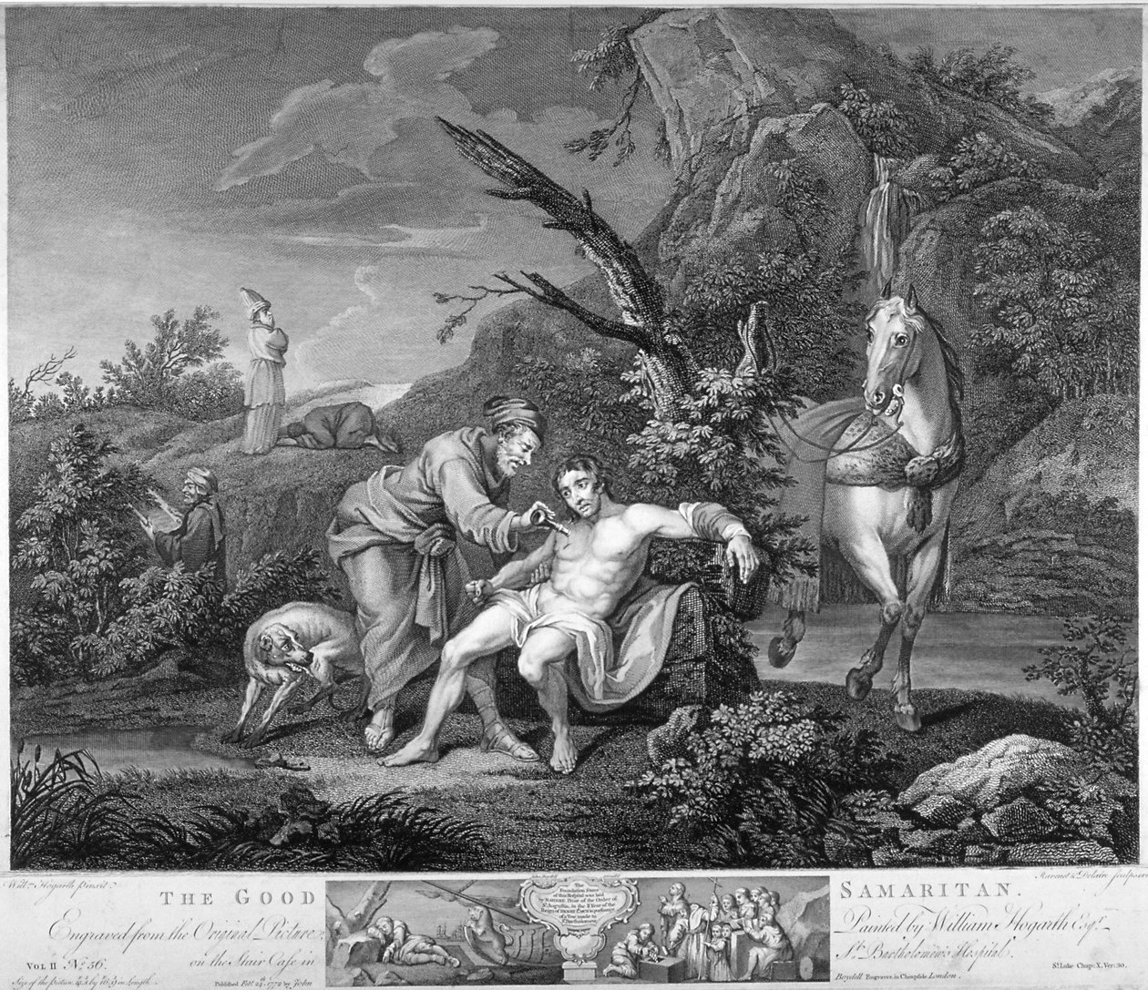 द गुड समैरिटन, 1772 द्वारा साइमन फ्रेंकोइस रेवनेट
