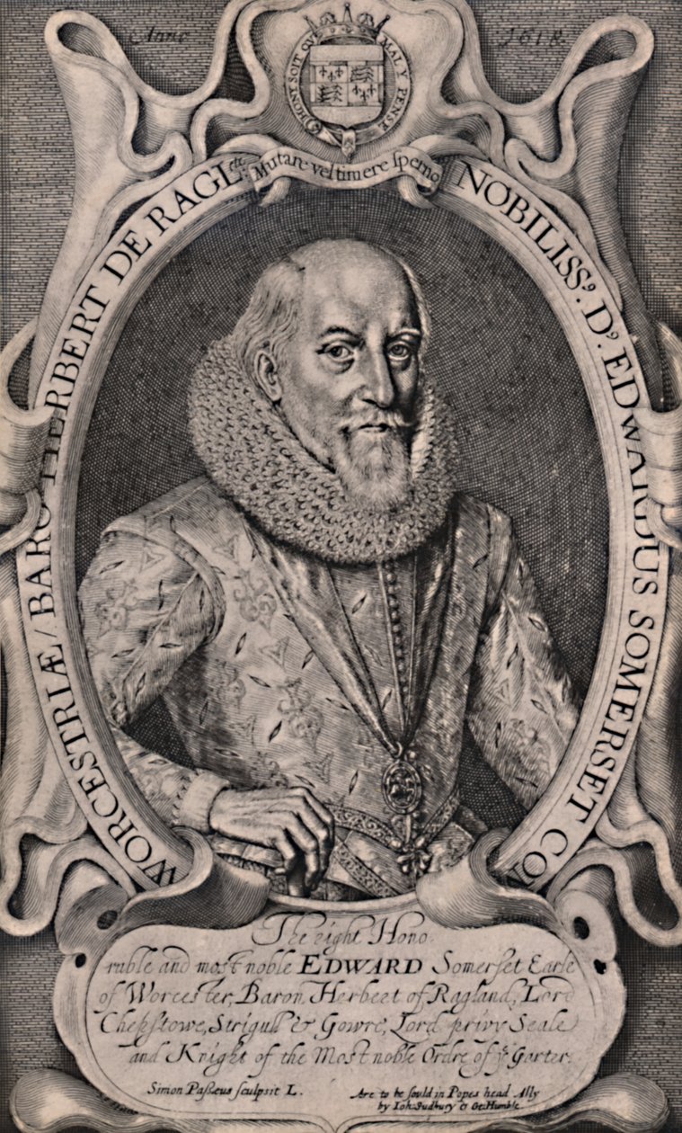 एडवर्ड समरसेट, वॉर्सेस्टर के चौथे अर्ल, अंग्रेजी दरबारी, c1618 1894 द्वारा साइमन डी पससे