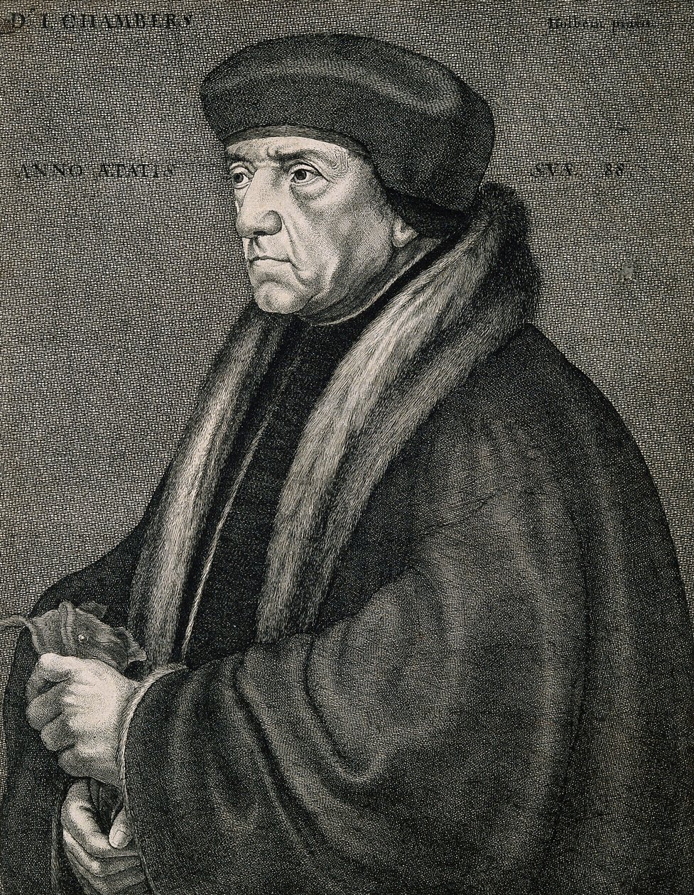 सर जॉन चेम्बर्स (चम्बरे)। W. Hollar द्वारा नक़्क़ाशी द्वारा सर जॉन चैंबर