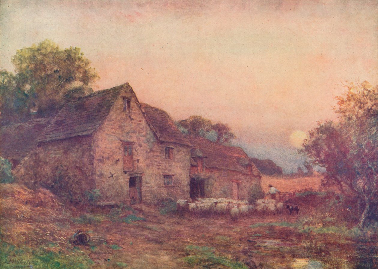 हार्वेस्ट मून, c1897, 1914 द्वारा सर अर्नेस्ट अल्बर्ट वाटरलो