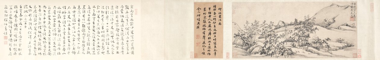 बांस के साथ लैंडस्केप, 1300s। द्वारा गीत के