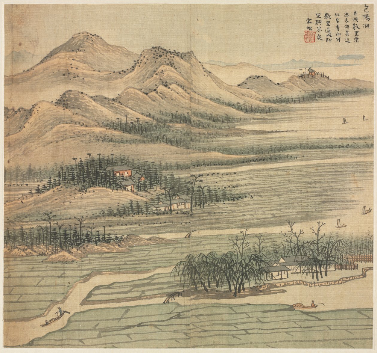 Baoyang Lake, 1500s। द्वारा गीत जू