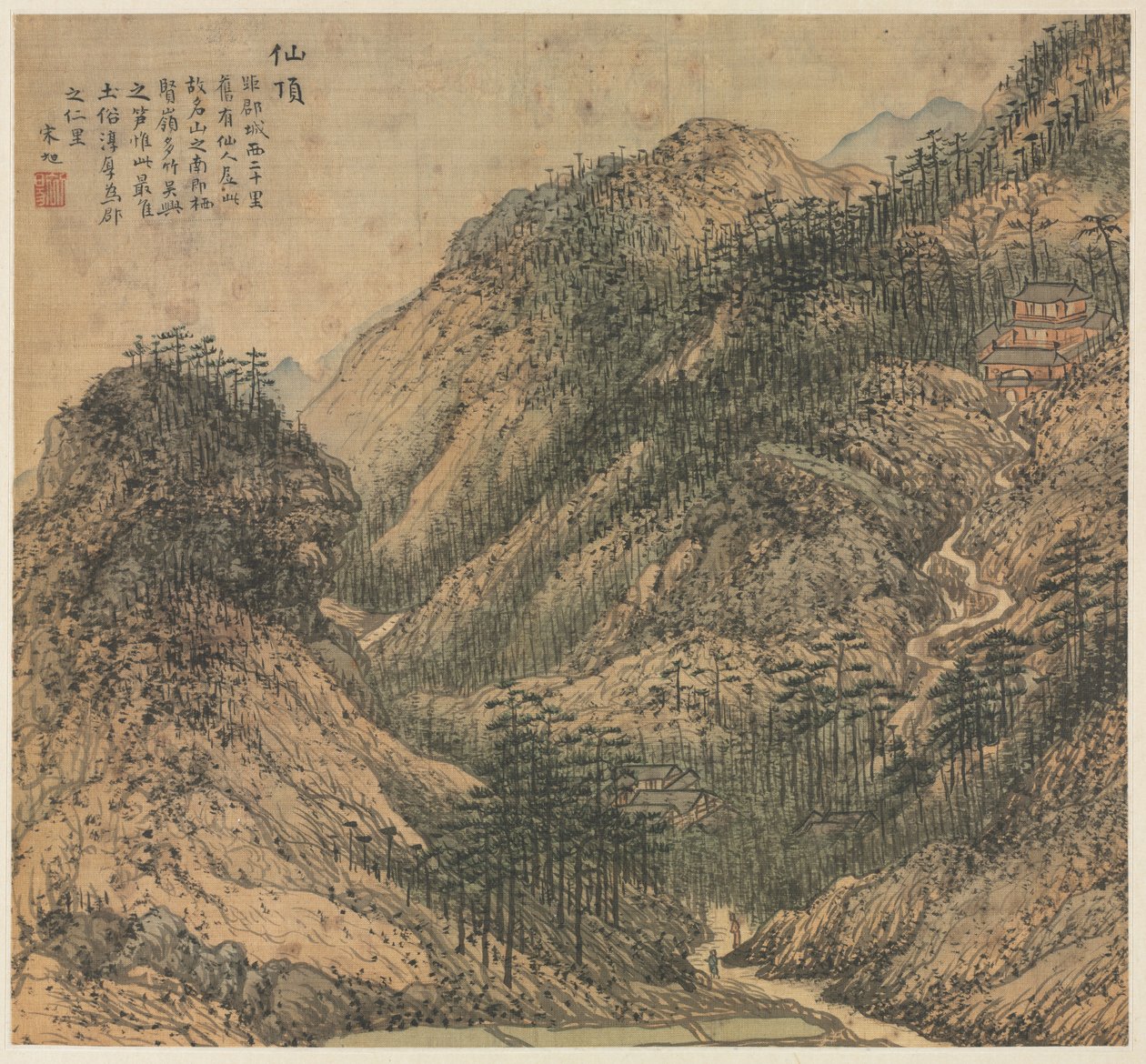 जियानडिंग इम्मॉर्टल्स पीक, 1500s। द्वारा गीत जू