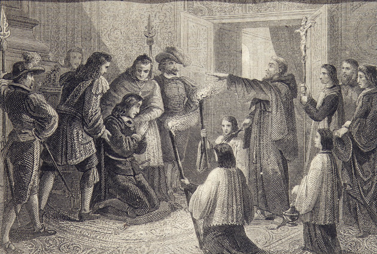 स्पेन के कार्लोस II (1665-1700) c .698 का भूतकाल द्वारा स्पेनिश स्कूल