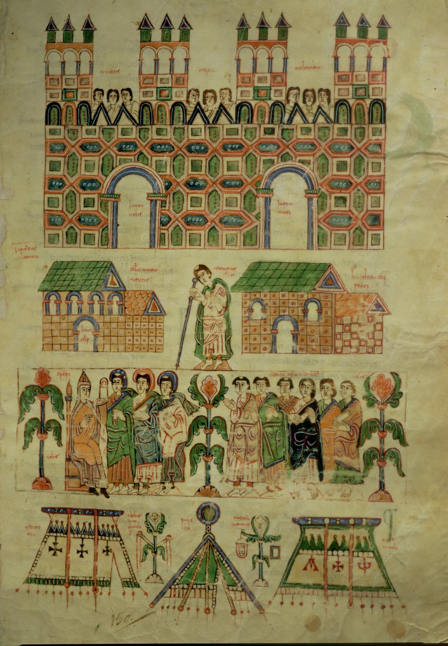F.142 टॉलेडो परिषद, एबल्डस काउंसिलर कोडेक्स से द्वारा स्पेनिश स्कूल