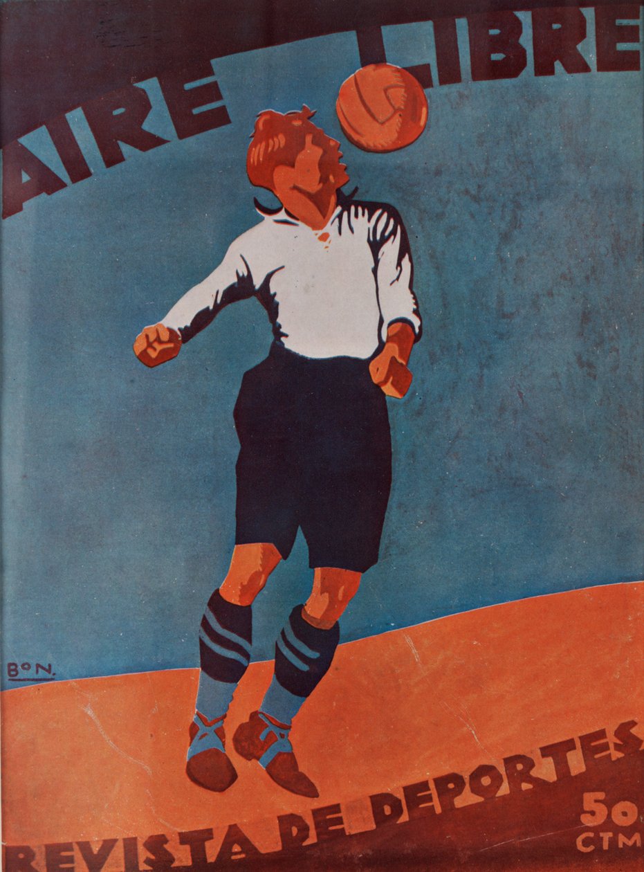 ऐरे लिबरे का फ्रंट कवर, c.1920-30 द्वारा स्पेनिश स्कूल