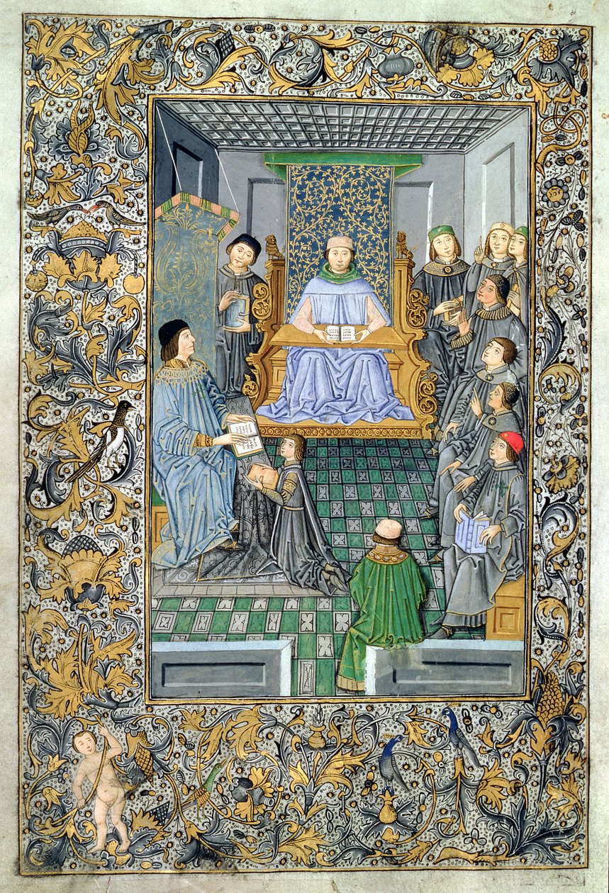एंटोनियो डी नेब्रीज (1444-1522) ग्रामटिका का फ्रंटस्पाईल द्वारा स्पेनिश स्कूल