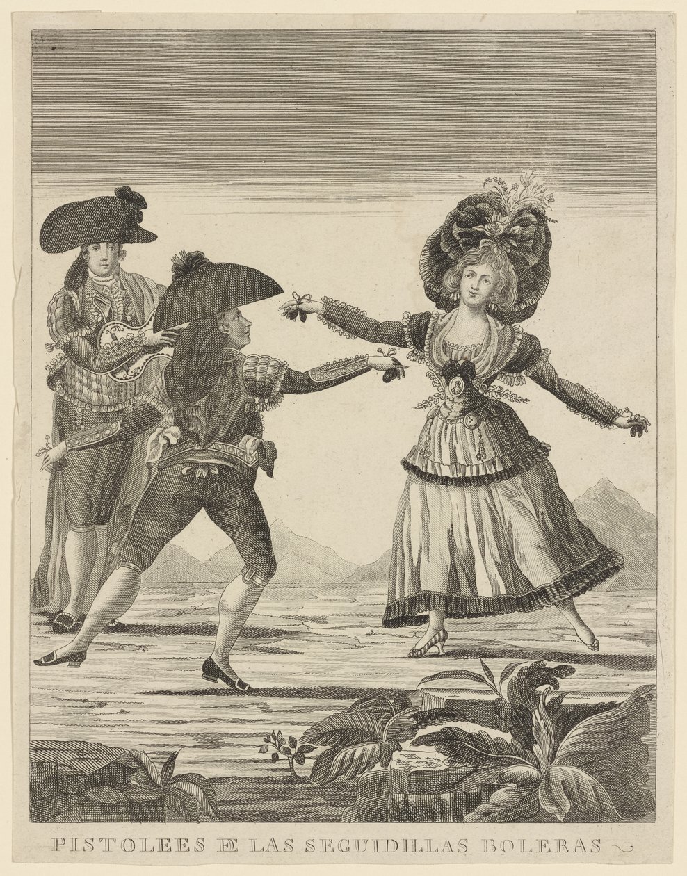 पिस्टोलेस ई लास सेविडिलस बोलारस, सी .1790-99 द्वारा स्पेनिश स्कूल