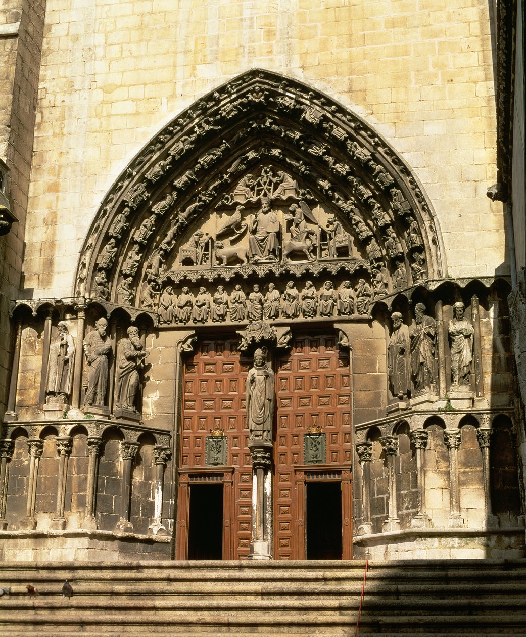 पोर्टडा डेल सरमेंटल, दक्षिण ट्रान्ससेप्ट, c.1235 द्वारा स्पेनिश स्कूल