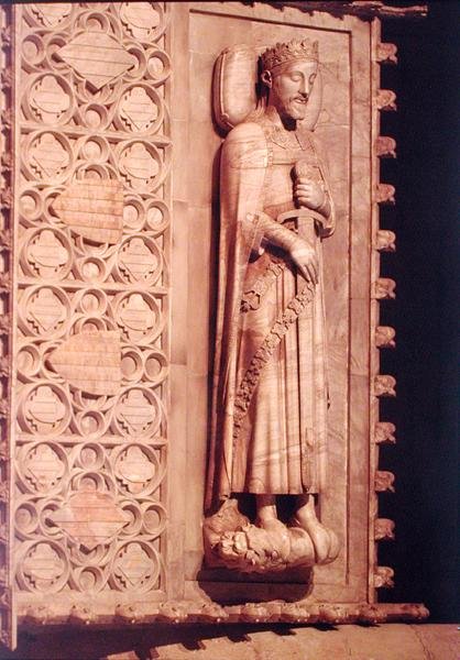 जेम्स प्रथम का मकबरा (1207-76) (संगमरमर) द्वारा स्पेनिश स्कूल