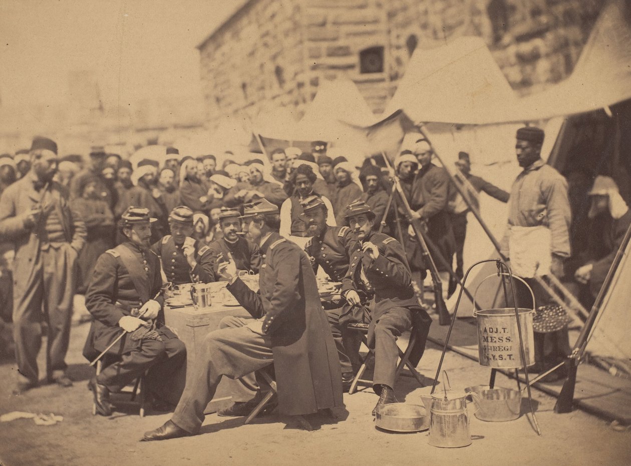 दुरिया ज़ौवेस, फोर्ट शूयलर एडजुटेंट्स मेस, 18 मई, 1861। द्वारा स्टेसी