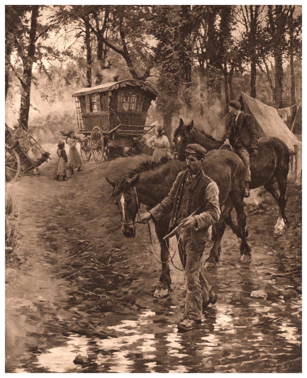 घुमक्कड़, 1903। द्वारा एलिजाबेथ एडेला स्टेनहोप फोर्ब्स