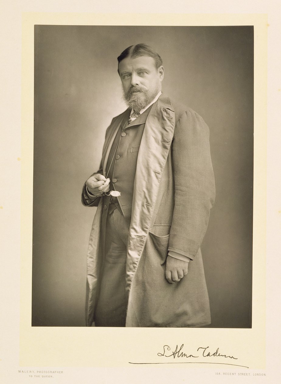 सर लॉरेंस अल्मा-तदेमा (1836-1912), चित्रकार, चित्र चित्र द्वारा स्टैनिस्लास वालरी